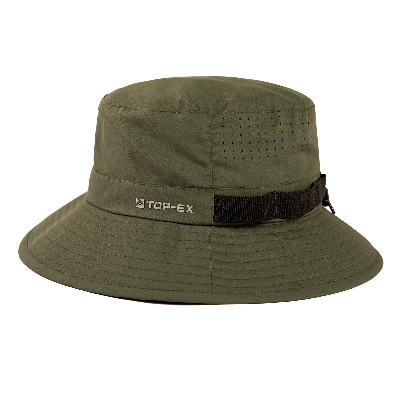 Wide-Brim Cooling Bucket Hat with UPF 50 - Unisex Cooling Bucket Hat – Outdoor Heat Relief | MISSION main image 2
