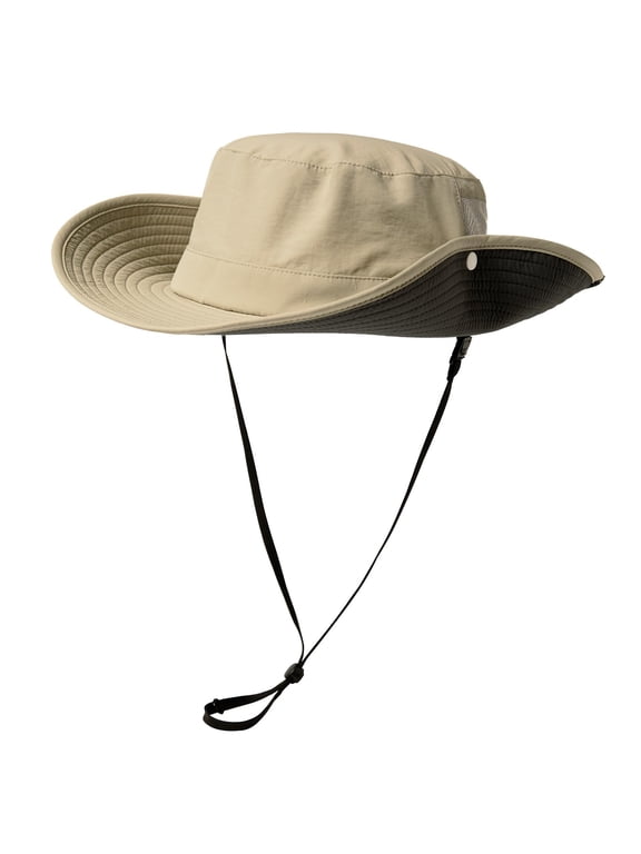 Waterproof Sun Hat, Nylon, for Hiking and Casual Wear, Beige, M/L