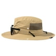 thumbnail image 1 of TOP-EX Men's Waterproof Bucket Sun Hat - Wide Brim UV Protection SPF Boonie Cap for Hiking Fishing Beach Safari - Khaki XL, 1 of 10