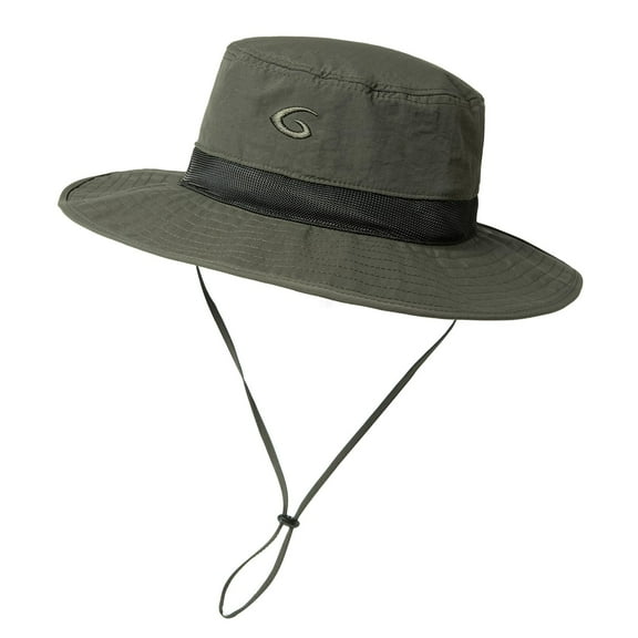 TOP-EX Wide Brim Sun Hat Unisex UPF 50 Waterproof Adjustable Breathable Outdoor Adventure Hiking Fishing Safari Packable Green L/XL