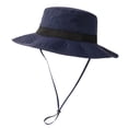 thumbnail image 1 of TOP-EX Wide Brim Sun Hat Unisex UPF 50 Waterproof Adjustable Breathable for Outdoor Adventure Hiking Fishing Safari Packable Navy L/XL, 1 of 6