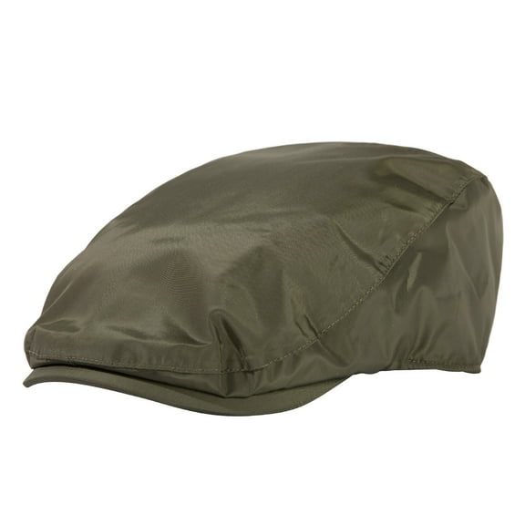 TOP-EX XL/3XL Mens Waterproof Flat Cap Winter Duckbill Newsboy Driving Hat Green XL/XXL