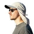 thumbnail image 1 of TOP-EX XL/XXL Waterproof Baseball Cap Men with Neck Flap UPF 50 Sun Hats Women, Foldable Summer Hats Safari Hiking Outdoor Hat Breathable Adjustable Grey XL/XXL, 1 of 7