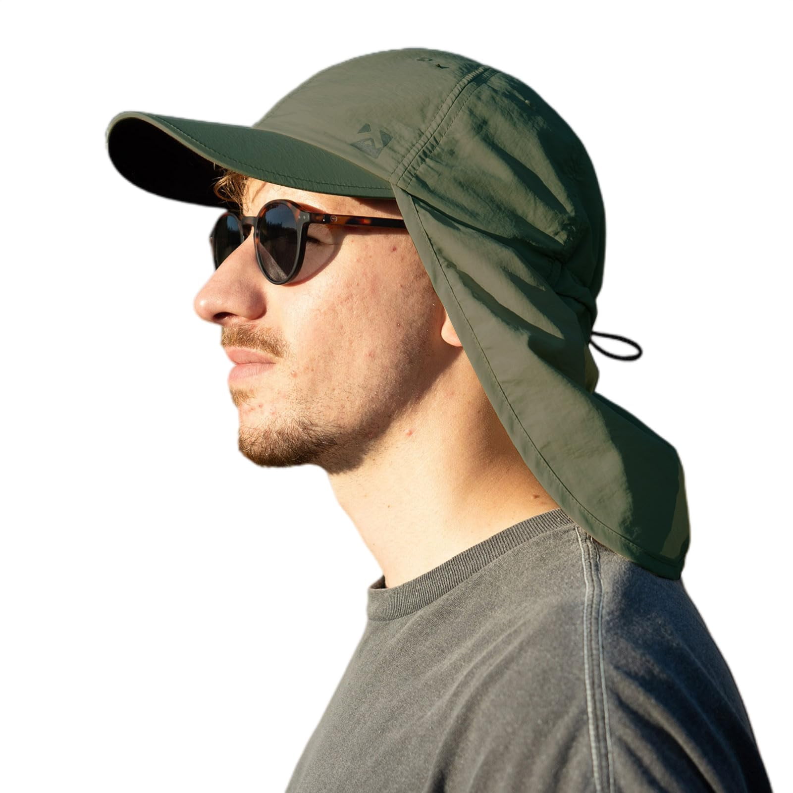 TOP-EX XL/XXL Waterproof Baseball Cap Men with Neck Flap UV