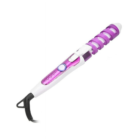 Electric Rotary Curling Iron Spiral Anti-Scald Hair Styling Tools US Plug