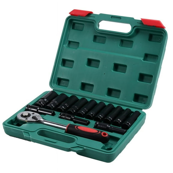 TOP! Extender Ratchet Torque Socket Hexagonal Extension Sleeve Auto Repair Hardware Toolbox Wrench Set