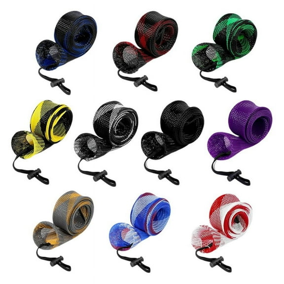 TOP! Fishing Rod Sleeve Pole for Casting Rod, Sea - Braided Mesh Protector Sock