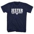 thumbnail image 1 of Top Gun Jester Navy Adult T-Shirt, 1 of 2