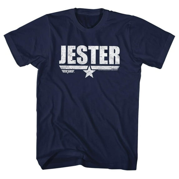 Top Gun Jester Navy Adult T-Shirt