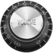 TOP! Guitar Knobs 2 Volumes and Tones Silver Top Hat Bell