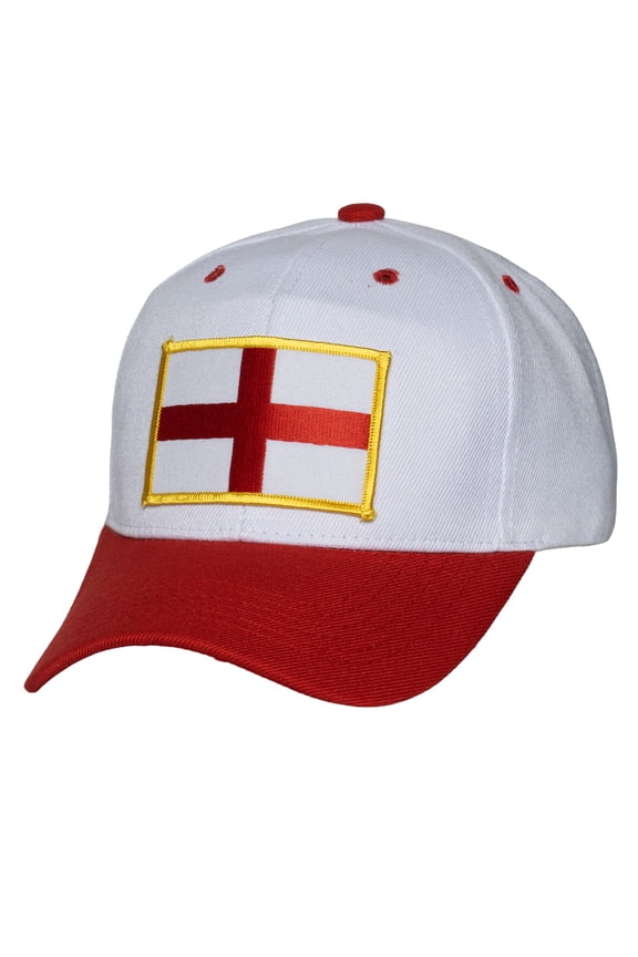 TOP HEADWEAR Adjustable Country Flag Baseball Caps for Men Womens Unisex Adult, England