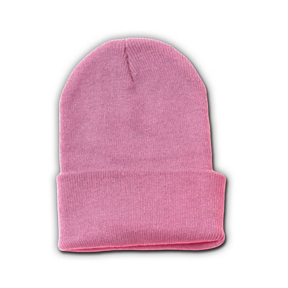 TOP HEADWEAR Long Cuff Beanie Cap, Light Pink