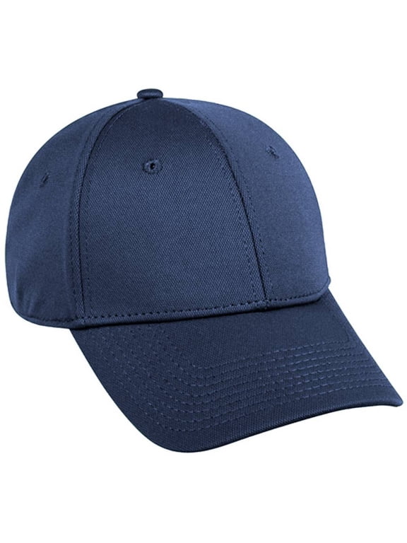 Flex Fitted Baseball Cap Hat - Navy Blue, Small-Medium