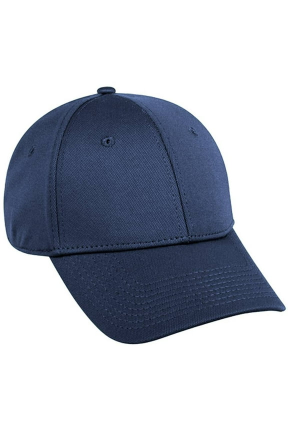 Flex Fitted Baseball Cap Hat - Navy Blue, Small-Medium