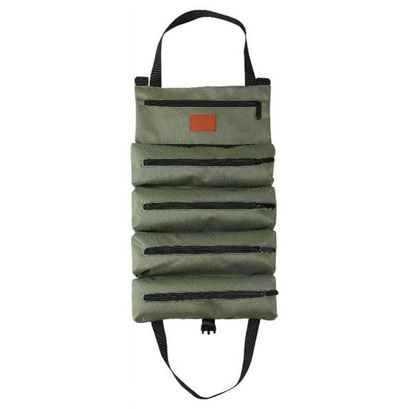 TOP! Hardware Tool Bag Multifunctional Foldable Carpentry Electrician Auto Repair Vehicle Storage Green