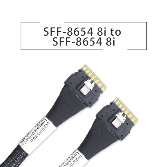 TOP! High Speed PCIe 4.0 SlimSAS SFF8654 8i to 9500 Series NVMe Available Cable External Video Card Adapter 0.5M