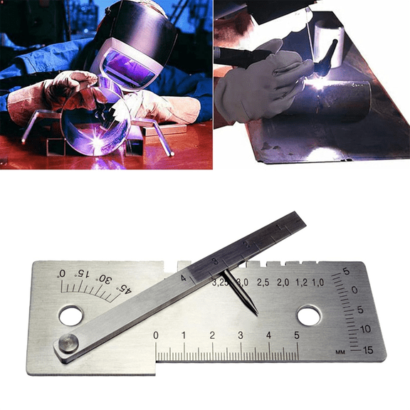 TOP! Industrial Grade Gauge Height 0-5mm Multi Function Welder Tools 45 Degree Measuring