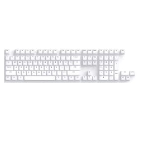 Jelly Pudding Soft Silicone Keycap Set ABS 113 Keys Matte Transparent Girl Simple for 60/84/98/108 Mechanical Keyboards