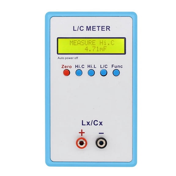 TOP! LC-200A Handheld Inductor&Capacitor Digital LCD Capacitance Inductance Meter LC 1PF-100MF 1UH-100H