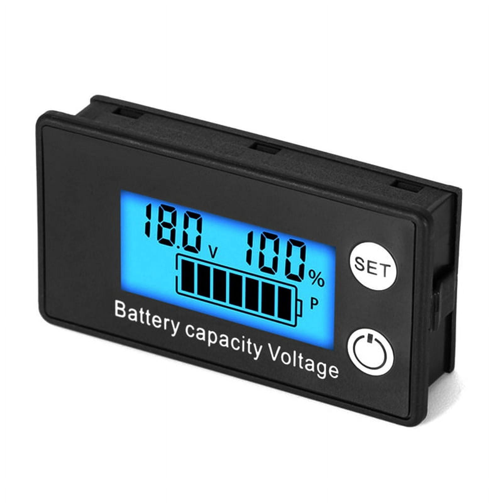 TOP! LCD Liquid Crystal 8-100V Voltmeter Battery Car Power Detection ...