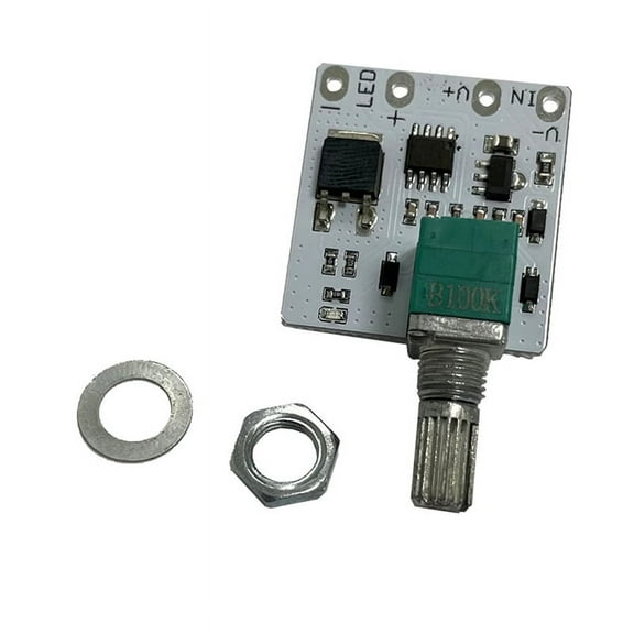 TOP! LED Constant Voltage Dimmer Board Control Module Table Lamp Stepless Knob Potentiometer Live Fill Light Module,B
