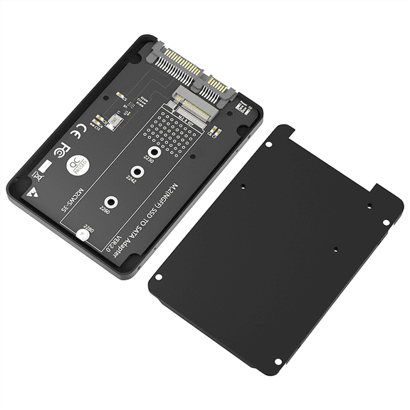 TOP! M.2 Adapter to 2.5 SATA Enclosure, B & M Key Based NGFF SSD Converter 3.0 Card Support 2230 2242 2260 2280