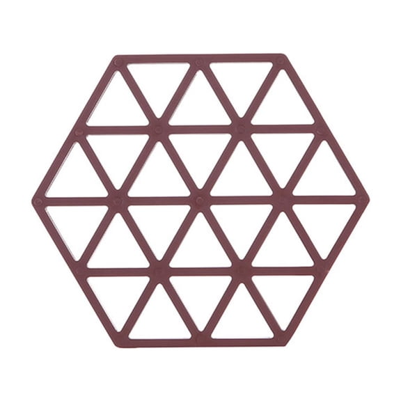TOP-MAX 1/4PCS Heat Insulation Table Mat Hexagon Non-Slip Heat Insulation Pads for Kitchen