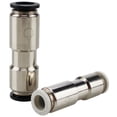 thumbnail image 1 of TOP-MAX 1PCS Pneumatic Tube Connector One-Way Push Metal Adapter Connector (CVPU-4), 1 of 8