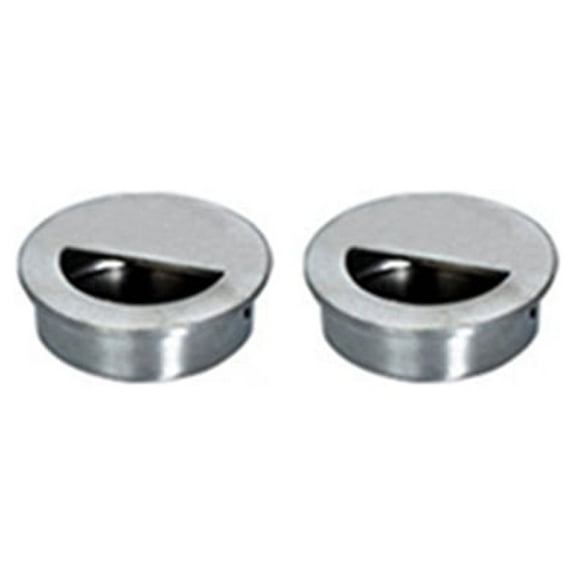 TOP-MAX 2PCS Stainless Steel Door Handles Semi-Circular Single Hole Cabinet Handles Model 40