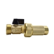 TOP-MAX 3/4"DN20 Water Hose Shut off Valves Water Hose Shut Off Valve Brass Ball Valve