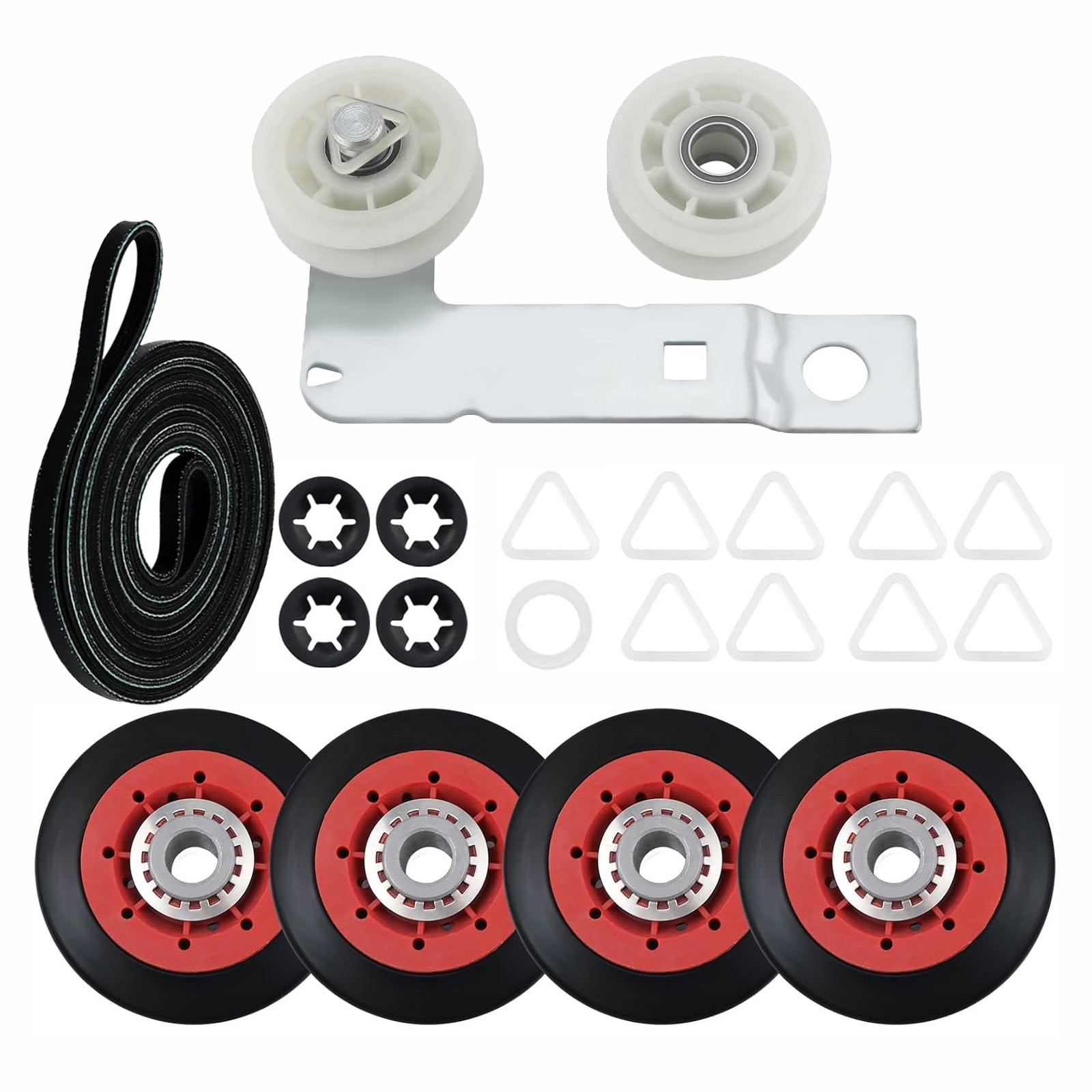 TOP-MAX 4392067 Dryer Repair Kit and W10837240 Dryer Idler Pulley, Tumble Dryer Repair Kits fit for Maytag, Whirlpool & Kenmore