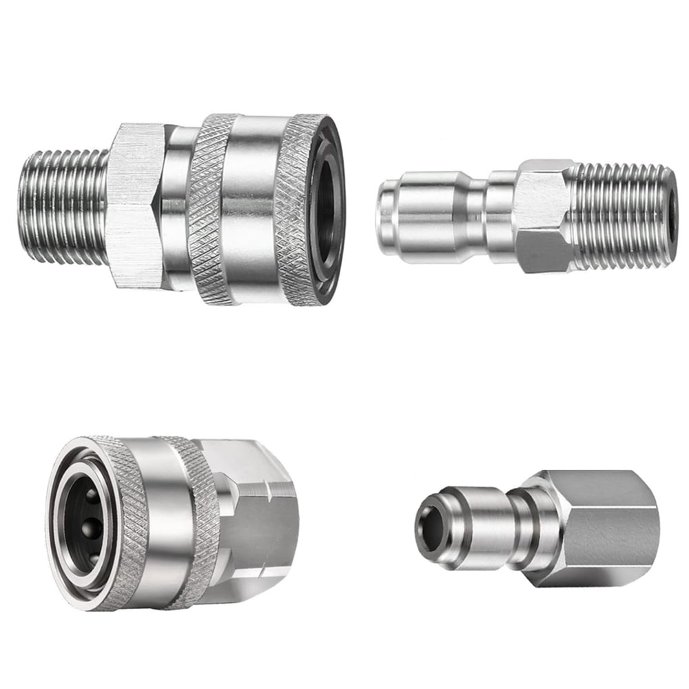 TOP-MAX 4PCS Pressure Washer Quick Connect Adapter 3/8