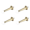thumbnail image 1 of TOP-MAX 4PCS Wall Mount Door Stopper Metal Door Holder Door Safety Stopper Protector for Room Kitchen Bathroom Gold, 1 of 4