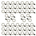 thumbnail image 1 of TOP-MAX 50PCS Curtain Rod Hooks Curtains Metal Rings Clips Rod Clips Shower Rod Hooks (38mm/1.5in Red Bronze), 1 of 8