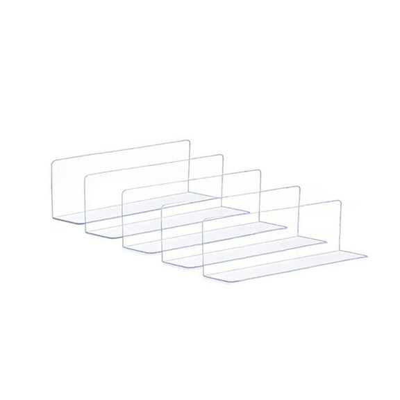 TOP-MAX 5PCS Multi-Functional Dust Baffles Clear Under Couch Blocker Sofa Bed Bottom Anti-Drill Cat Baffle (Small)