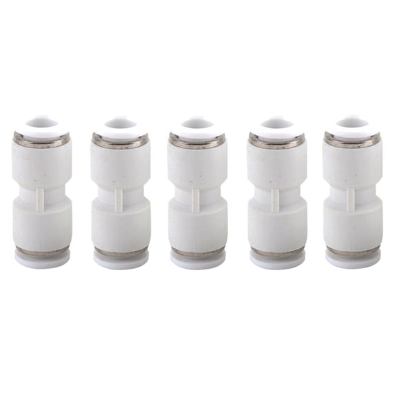 TOP-MAX 5PCS Pneumatic Tube Connector Push Connector for Pneumatic Machines / Cylinders (BPU4)