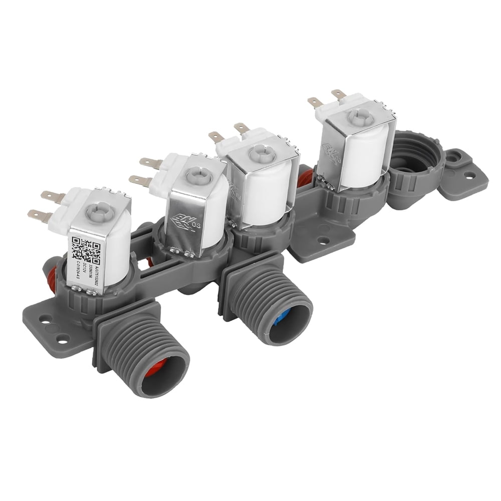 TOP-MAX AJU75152602 Washer Inlet Valve Assembly fit for LG Washing Machine, DC12V Washing Machine Water Inlet Valve, Water-Saving