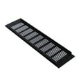 thumbnail image 1 of TOP-MAX Aluminum Alloy Rectangular Breathable Grille Rectangular Breathable Grille Size 400mm/18inch Matte Black, 1 of 8