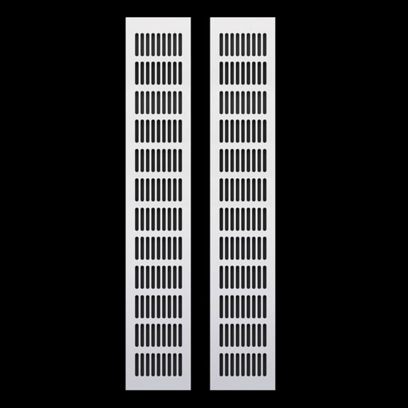 TOP-MAX Aluminum Alloy Ventilation Grille Vent Board with Anti-Slip Strip Scientific Hollow Design