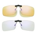 thumbnail image 1 of TOP-MAX Anti Blue Light Glasses Clip, Flip-up Computer Glasses, Clip On Lens, Protection Eyes (2pcs, Yellow+Clear), 1 of 6