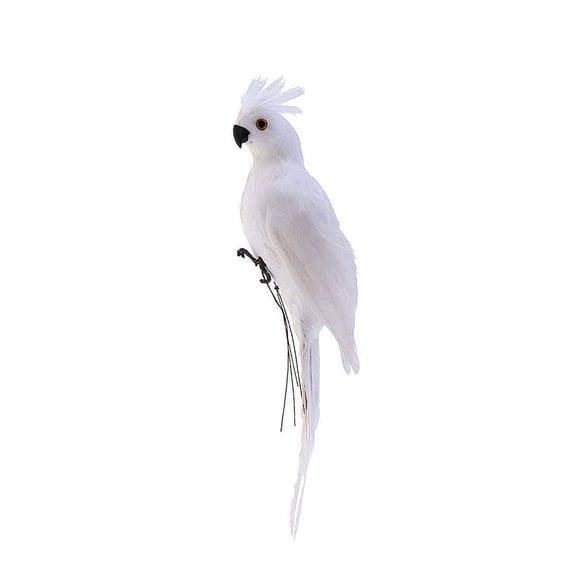 TOP-MAX Artificial Feather Parrot Bird Fake Parrot Parrot Crafts Simulation Parrot Home Decation