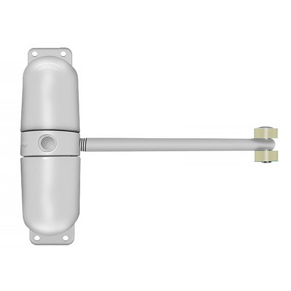 TOP-MAX Auto Spring Door Closer Internal Automatic Door Closer Stainless Steel Spring Door Closer for Door Closing (White)