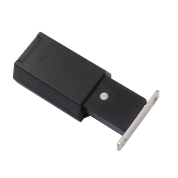 TOP-MAX Cabinet Magnetic Push Latch Magnetic Push Button Drawer Hidden Spring Lock (Black)