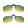 thumbnail image 1 of TOP-MAX Clip On Sunglasses, Polarized Lenses Glasses Clip for Frame Glasses, UV 400 Protection (2pcs, Oval), 1 of 7