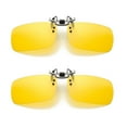 thumbnail image 1 of TOP-MAX Clip-on Polarized Sunglasses, Night Driving Glasses Clip, UV400 Protection Anti Glare (2pcs, Medium-Yellow), 1 of 7