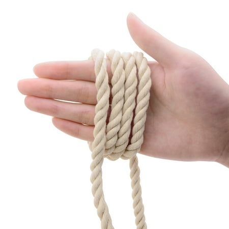 TOP-MAX Cotton Rope 6mm-20mm Craft Rope Macrame Cord for DIY Reusable & Washable