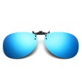 thumbnail image 1 of TOP-MAX Fashion Polarized Sunglasses Clip, Polarized Lenses UV Protection, Night Vision Yellow Sunglasses Clip (1pcs, Ice Blue), 1 of 6