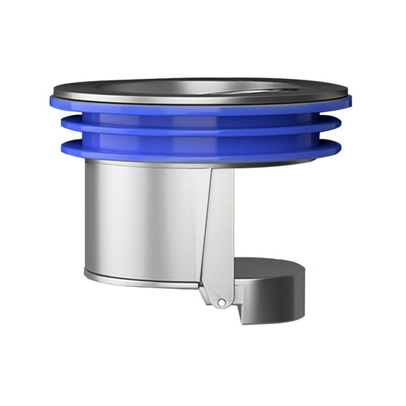 TOP-MAX Floor Drain Anti-backflow Plug Copper Shower Drain Pipe Stopper Toilet Floor Drain Core Shower Floor Drain (Silver Plated)