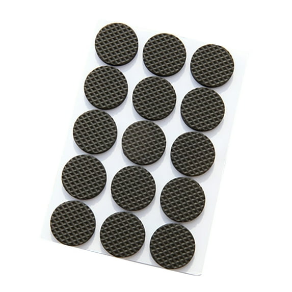 TOP-MAX Furniture Floor Rubber Protectors Pads Glide Protective Pads for Floors Protection Carpet Protection (30Pcs, Circle)