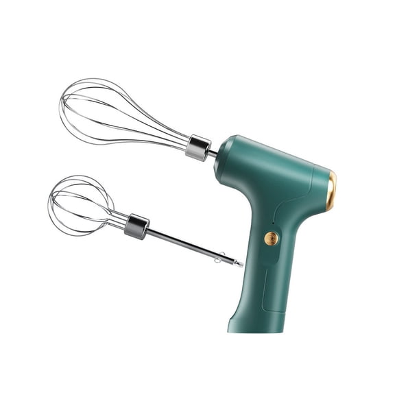 TOP-MAX Household Handheld Electric Egg Beater with 2 Stirring Rods, for for Whipping Mixing Pudding Cookies Cakes Making